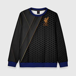 Свитшот детский Liverpool FC, цвет: 3D-синий