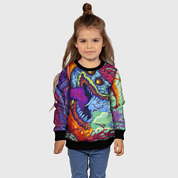 Свитшот детский HYPERBEAST, цвет: 3D-черный — фото 2