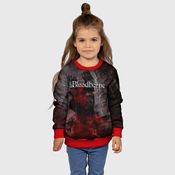 Свитшот детский Bloodborne, цвет: 3D-красный — фото 2