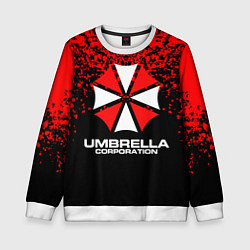 Свитшот детский Umbrella Corporation, цвет: 3D-белый