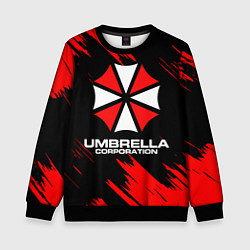 Свитшот детский Umbrella Corporation, цвет: 3D-черный