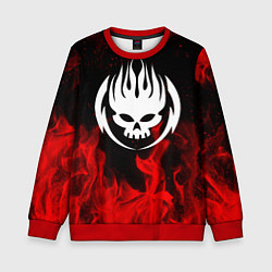 Свитшот детский THE OFFSPRING, цвет: 3D-красный