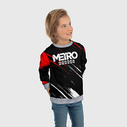 Свитшот детский METRO EXODUS, цвет: 3D-меланж — фото 2