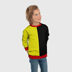 Свитшот детский BLACK YELLOW, цвет: 3D-красный — фото 2