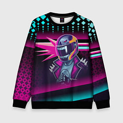 Свитшот детский НЕОНОВЫЙ ГОНЩИК, цвет: 3D-черный