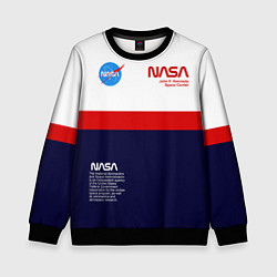 Свитшот детский NASA, цвет: 3D-черный