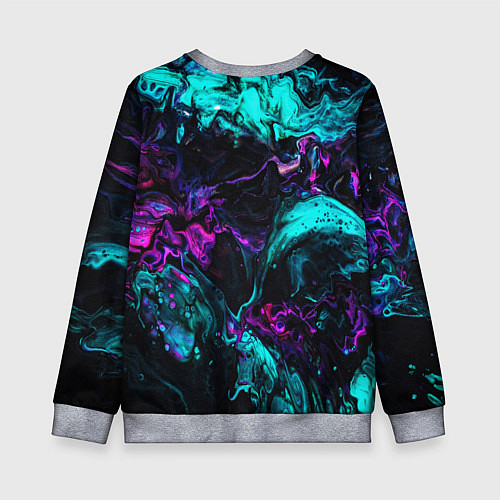 Детский свитшот ABSTRACT / 3D-Меланж – фото 2