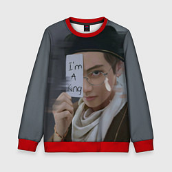 Свитшот детский BTS, цвет: 3D-красный