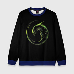 Свитшот детский ЧУЖОЙ, цвет: 3D-синий