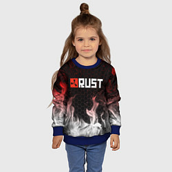 Свитшот детский RUST, цвет: 3D-синий — фото 2