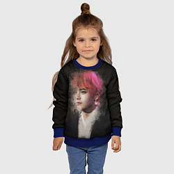 Свитшот детский BTS, цвет: 3D-синий — фото 2