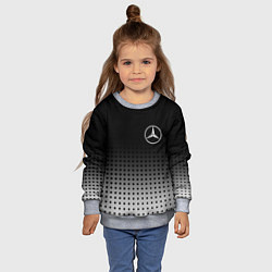 Свитшот детский Mercedes-Benz, цвет: 3D-меланж — фото 2