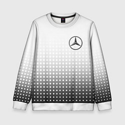Свитшот детский Mercedes-Benz, цвет: 3D-белый