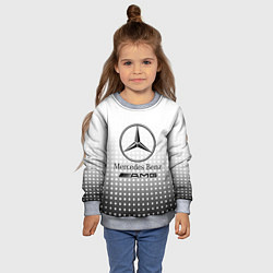 Свитшот детский Mercedes-Benz, цвет: 3D-меланж — фото 2