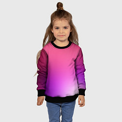Свитшот детский Нежный цвет, цвет: 3D-черный — фото 2