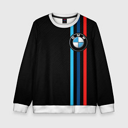 Свитшот детский BMW M SPORT CARBON, цвет: 3D-белый