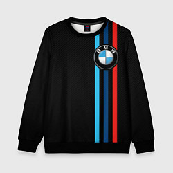 Свитшот детский BMW M SPORT CARBON, цвет: 3D-черный
