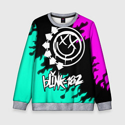 Свитшот детский Blink-182 5, цвет: 3D-меланж