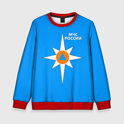 Свитшот детский МЧС России, цвет: 3D-красный