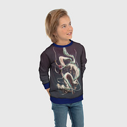 Свитшот детский Унесённые призраками, цвет: 3D-синий — фото 2