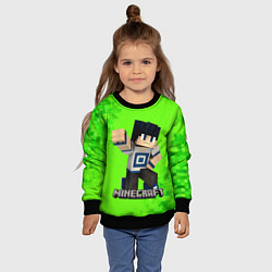 Свитшот детский MINECRAFT, цвет: 3D-черный — фото 2