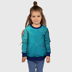 Свитшот детский WAVE, цвет: 3D-синий — фото 2