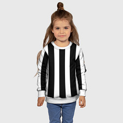 Свитшот детский Полоска, цвет: 3D-белый — фото 2