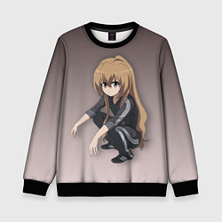 Свитшот детский Аниме, цвет: 3D-черный