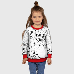 Свитшот детский Далматинец, цвет: 3D-красный — фото 2