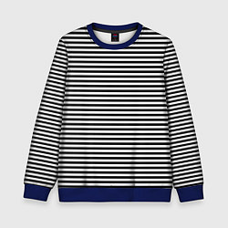 Детский свитшот В ЧЕРНО-БЕЛУЮ ПОЛОСКУ