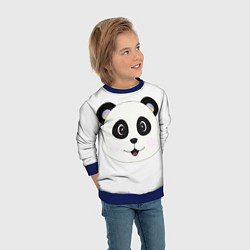 Свитшот детский Panda, цвет: 3D-синий — фото 2