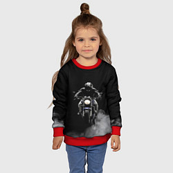 Свитшот детский МОТОЦИКЛЫ, цвет: 3D-красный — фото 2