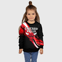 Свитшот детский CHICAGO BULLS, цвет: 3D-черный — фото 2
