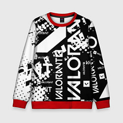 Свитшот детский Valorant, цвет: 3D-красный
