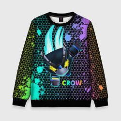 Детский свитшот Brawl Stars CROW