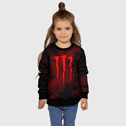 Свитшот детский MONSTER ENERGY, цвет: 3D-черный — фото 2