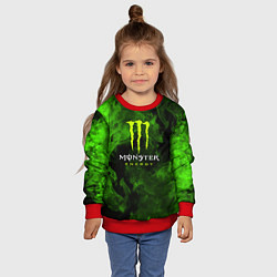 Свитшот детский MONSTER ENERGY, цвет: 3D-красный — фото 2