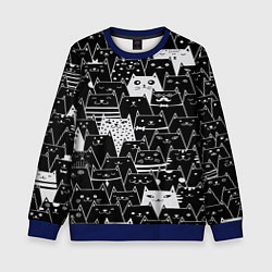 Детский свитшот КОТЫ BLACK