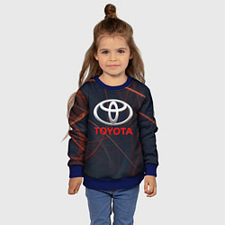 Свитшот детский TOYOTA, цвет: 3D-синий — фото 2