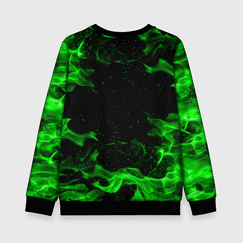 Детский свитшот MINECRAFT CREEPER CAT / 3D-Черный – фото 2