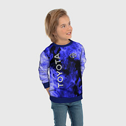 Свитшот детский TOYOTA, цвет: 3D-синий — фото 2