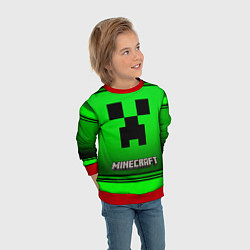 Свитшот детский Minecraft, цвет: 3D-красный — фото 2