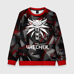 Свитшот детский The Witcher, цвет: 3D-красный