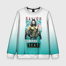 Свитшот детский SAVIOR OF THE SEAS, цвет: 3D-белый