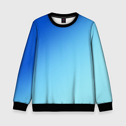 Свитшот детский Blue, цвет: 3D-черный