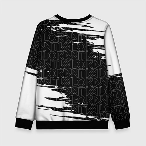 Детский свитшот VALORANT ВАЛОРАНТ / 3D-Черный – фото 2
