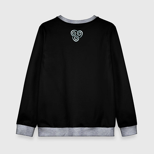 Детский свитшот Аватар Легенда об Аанге / 3D-Меланж – фото 2