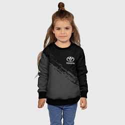 Свитшот детский TOYOTA, цвет: 3D-черный — фото 2