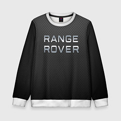 Свитшот детский Range rover, цвет: 3D-белый