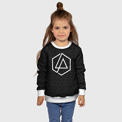 Свитшот детский LINKIN PARK, цвет: 3D-белый — фото 2